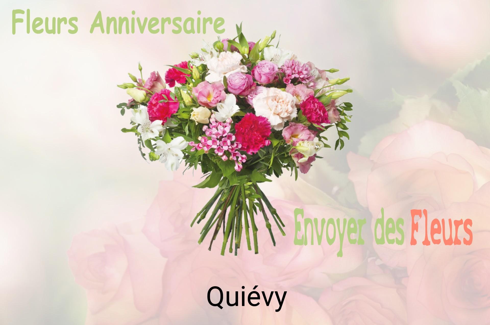 Bouquet de fleurs d’anniversaire livré à Quiévy