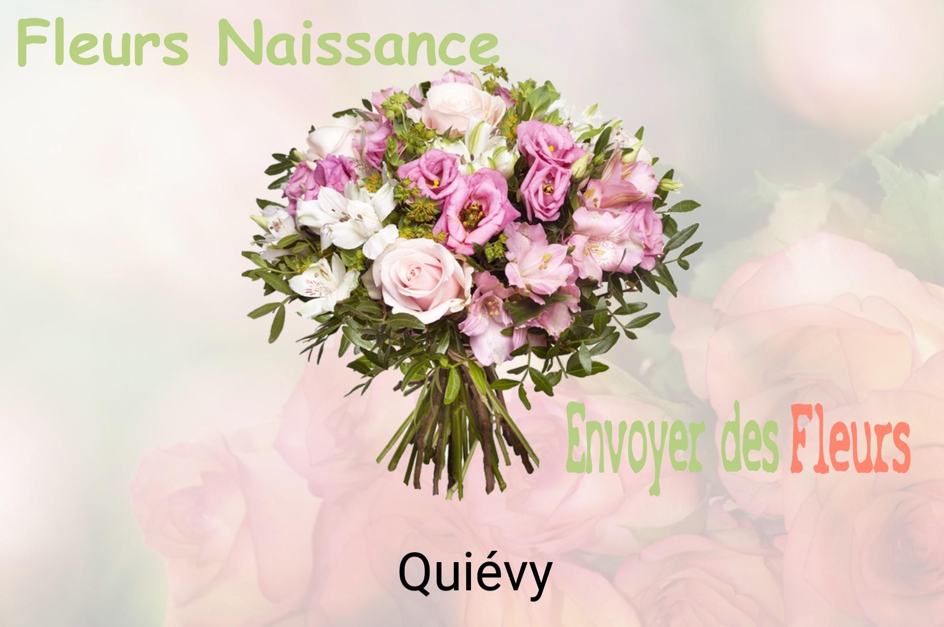 Bouquet de fleurs de naissance livré à Quiévy